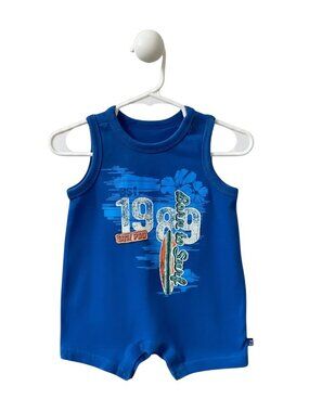 Place Born to Surf Tank Romper 0-3 Months
